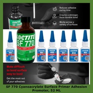 DEALER Loctite sf 770 primer instant adhesive 401 406 495 polypropylene cyanoacrylate 7649 7452