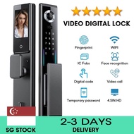 GLOVOSYNC HDB Keyless Entry Digital Lock With Keypad Fingerprint Door Lock Face Recognition Smart Lock With App Control Digital Door Lock