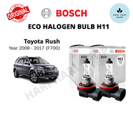 Original BOSCH Eco Halogen H11 Headlight Bulb 12V 55W H11 Bulb for Toyota Rush F700 (Year 2008-2017)