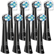8 Pieces IO Replacement Brush Head, Compatible with Oral B iO 2/3/4/5/6/7/8/9/10/Deep Cleaning Serie