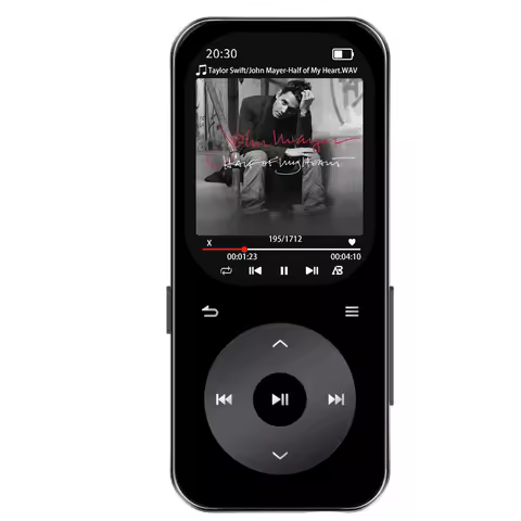 128G Famue mini Compact Standalone MP3 Player for Students, Bluetooth 2'' IPS Display with HiFi SQ C