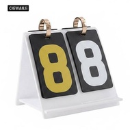 [CHiWANji] Flip Score Counter Acrylic Double-Sided Number Counter 2-Digit for Competition