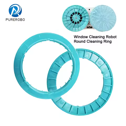 Original Clean Ring for Purerobo W-R3S W-R1 Window Cleaning Robot Blue round Replacement Part for Gl
