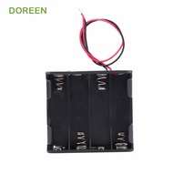 DOREEN Battery Holder Box Storage Box 12 Volt 12V 8 AA Batteries High Quality with Wire Lead Recharg