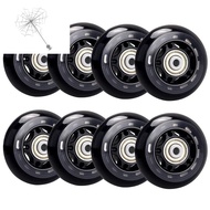 [New]8 Pack Inline Skate Wheels, Indoor/Outdoor Roller Skate Wheels, Roller  Replacement Wheels with