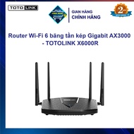 Gigabit AX3000 Dual Band Wi-Fi Router - TOTOLINK X6000R