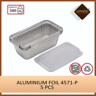 Aluminium Foil Container No.4571 P With Lid