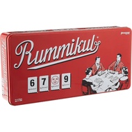 Rummikub in Retro Tin - The Original Rummy Tile Game by Pressman Red, 5"