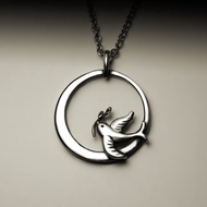 燕子奔月項鍊