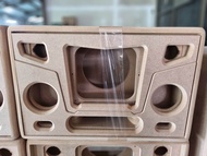 ตู้ลำโพงบลูทูธ DIY แบนพาส 6.5"/1 กลาง 3" 2ดอก แหลม 2" 2ดอกhk +พร้อมอะคิริคฝาหน้า ขนาดเพลท 5.4×25