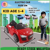 kereta mainan elektrik budak boleh duduk KERETA BUDAK elektrik toy car for kid ride on car kids