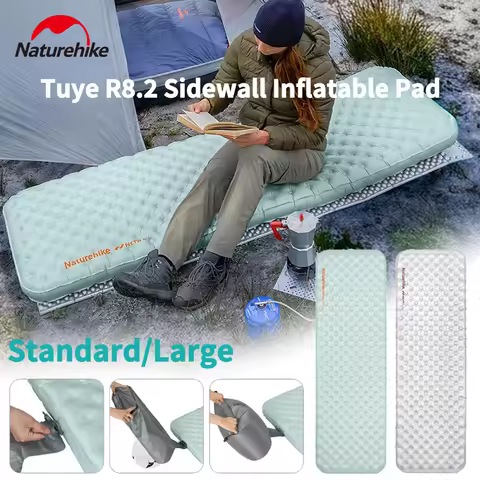 Naturehike Tuye R8.2 10cm Side Wall Ultralight Inflatable Mat 20D Nylon TPU Portable Outdoor Camping
