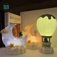 Moon Model Aesthetic Lamp - Air Balloon Model Aesthetic Table Lamp - Aesthetic LED Decorative Lamp