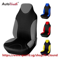 Front Car Seat Cover Universal Automotive Seat Cover High Back Car Seat Protector Bucket Seat Blue C