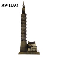 [AWHAO] Alloy Taipei 101 Tower Building Figurine Statue Model Home/Office Decor Gift