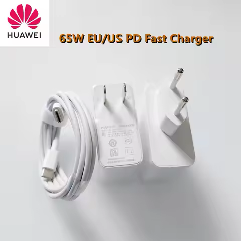 Original HUAWEI Matebook 15 14 13 X Pro Charger 65W PD Fast Charge EU/US Power Adapter 1.8M USB Type