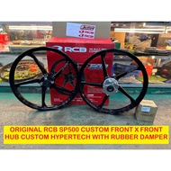 ORIGINAL RCB SP500 120/120-17 140/140-17 Y15 Y16 COMPLETE WITH CUSTOM HUB WITH RUBBER DAMPER HYPERTE