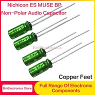 10Pcs/Lot Nichicon MUSE BP ES (Bi)Non Polar Nonpolar Bipolar HiFi Audio Capacitor 4.7uf 10uf 22uf 47