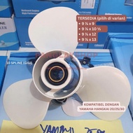 Propeller / Baling / Kipas Mesin Tempel Yamaha 20 - 25 -30 PK /