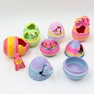 3D Printing Broken Shell Dragon Egg Set Cute Pet Dragon Easter Ornaments Figure Gifts Assembly Color