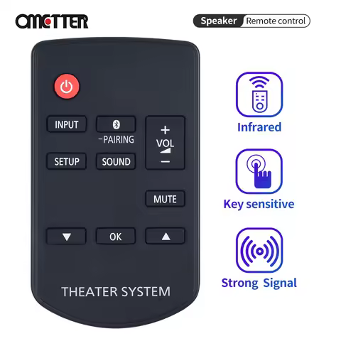N2QAYC000098 Remote Control Suitable for Panasonic Home Theater Sound System Player Controller SC-HT