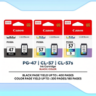 Canon PG-47 Black | Canon CL-57 Color | Canon CL-57S Color Ink Cartridge for E410 E470 E3170 E3370 E