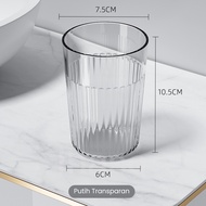 Inaso Tempat Sikat Gigi Toothbrush Holder Cangkir Pasta Gigi Kamar Mandi Gelas Minum Kumur Plastik A