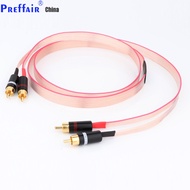 Hifi Nordost Red Dawn OCC Copper Signal RCA Cable With Gold Plated Kimber RCA Plug Interconnect Cabl