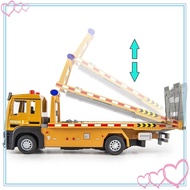 [meteorbdMY] 1/32 Tow Truck Toy,Construction Truck Toys,Flatbed Truck Trailer,Holiday Gift Alloy Mod