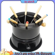 Fast ship-Chocolate Fondue Maker Set Multifunction Carbon Steel Ice Cream Chocolate Cheese Hot Pot Melting Pot Fondue Set