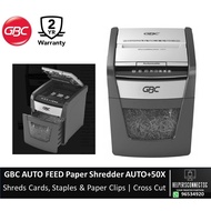 GBC AUTO+50X Auto Feed Paper Shredder | ShredMaster 50X |  Optional GBC Oil Sheets | 2 Years Warrant