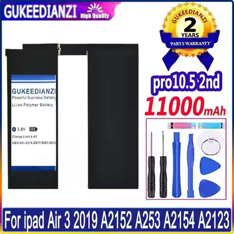 For Apple iPad Air 3 2019 pro10.5 2nd A2152 A253 A2154 A2123 Long-Lasting 11000mAh Tablet Battery