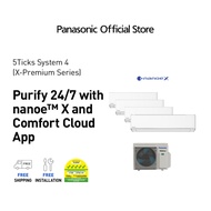 Panasonic X-Premium R32 System 4 Aircon with nanoe™X (5 Ticks)