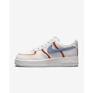 [GENUINE] Sneaker N.I.K.E AIR FORCE 1 SAIL DENIM Swoosh in Cream color - Code: DJ4655 133