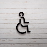 3D Design Restroom Sign