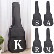 Guitar Bag Acoustic Guitar Backpack Cover 31-41 Inch Printing White Letter Series