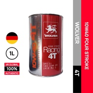 WOLVER FOUR STROKE RACING 10W40 4T SEMI SYNTHETIC ENGINE OIL GERMANY 1L