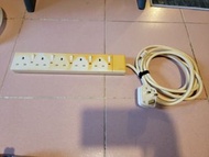 Clipsal 五孔插座 3米長