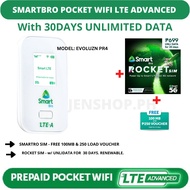 Smart Bro Pocket Wifi  CAT4 & Cat6 LTE - Advanced (Unli 30 Days)