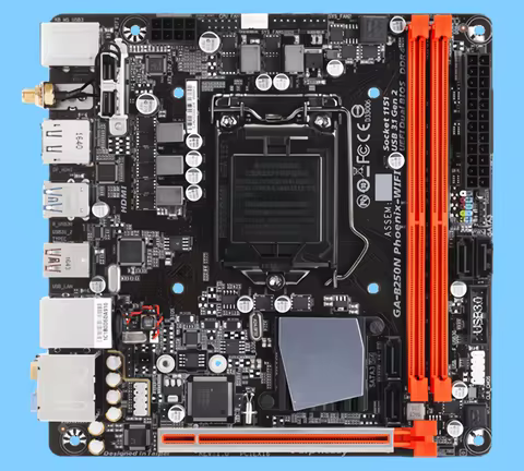 For Gigabyte GA-B250N Phoenix-WIFI Desktop Motherboard B250N Phoenix WIFI LGA 1151 DDR4 Mainboard 10