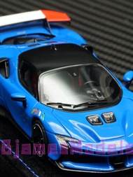 Ready Stock BBR 1/43 VIP2023 Ferrari SF90XX Convertible Blue