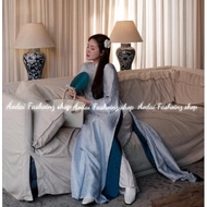 Silk brocade ao dai is a beautiful, elegant and gentle ao dai ao dai vietnam ao dai muslimah