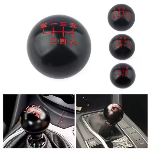 Black 6 Speed M10X1.5/M10X1.25/M8X1.25 Gear Shift Knob for Honda Acura/TOYOTA/NISSAN 2026 News