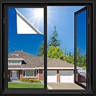 Lmlpt Window Privacy Film See Out Not in One Way, Sun Blocking Heat Insulation Privacy Film Perspect