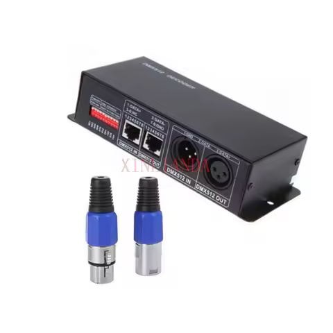 DMX Decoder RGB LED 3 channels 12A led DMX512 Decoder for RGB,led dmx decoder dmx512 controller DC12