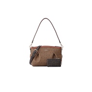 FION Monogram PVC with Leather Duotone Hobo Bag