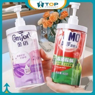 500/ 1000ML Plastic Pump Bottle Multipurpose Refill Liquid Detergent Soap Holder HM1124