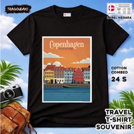 DENMARK Souvenir T-SHIRT DENMARK 23TAG made of 24s combed cotton