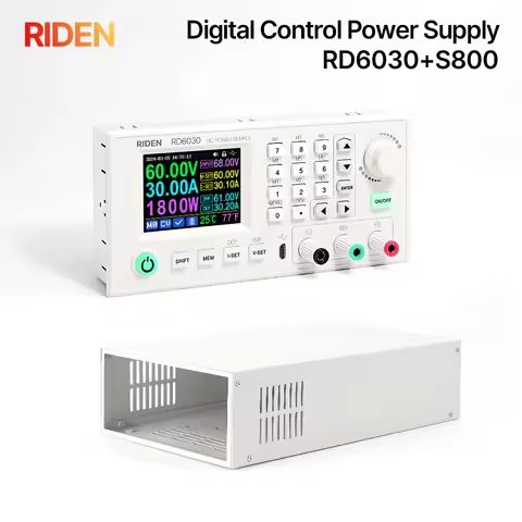 RIDEN RU RD6030 60V 30A DC DC Step-down Voltage Converter with S800 Case