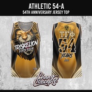 Tau Gamma Phi Triskelion 54th Anniversary ATHLETIC-A Full Sublimation Standard Cut Basketball Jersey